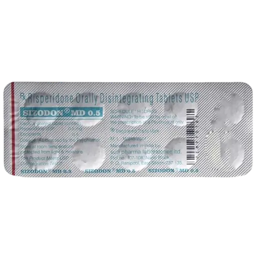 sizodon md 0.5mg tablet 10's